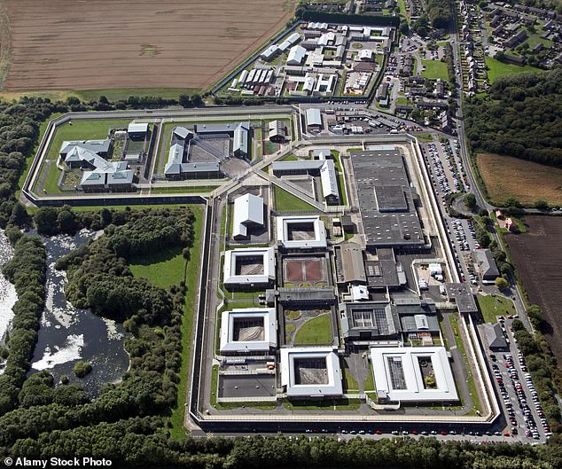 Walker's fellow inmates (seen from above) include terrorist Michael Adebolajo, who murdered soldier Lee Rigby, serial killer Levi Bellfield, who murdered schoolgirl Milly Dowler, and former police officer Wayne Couzens, who kidnapped, raped and murdered Sarah Everard.