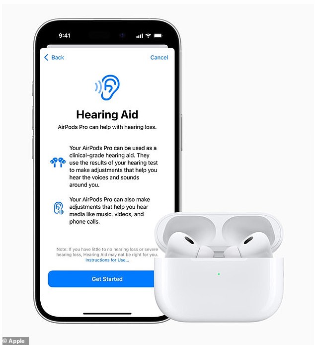 The tech giant hopes its new hearing aid feature for the AirPods Pro 2 will aim to raise awareness and prevention of hearing loss.