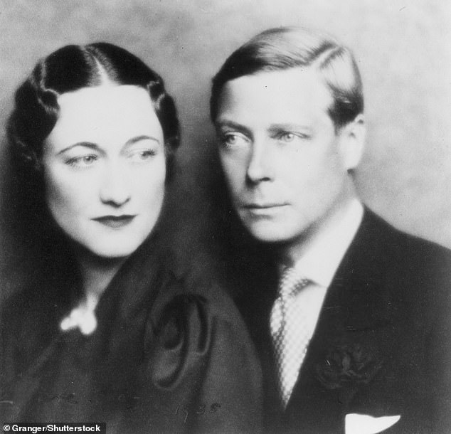 King Edward VIII abdicated in December 1936 because of his desire to marry the American divorcee Wallis Simpson.