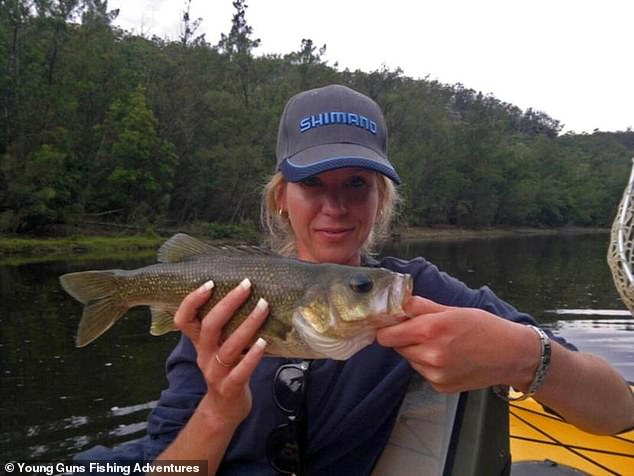 Mr Prokop said Ms Young (pictured) empowered women through fishing: 