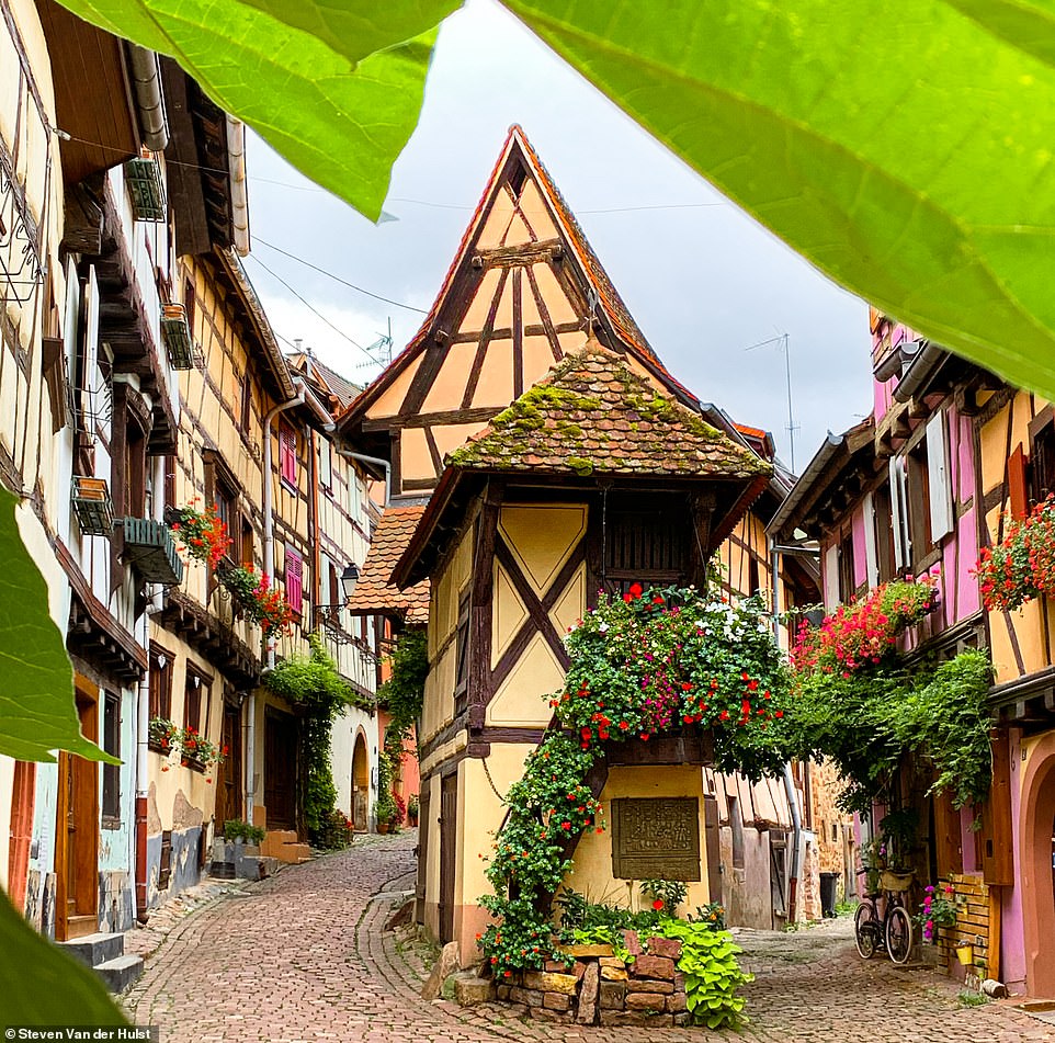 In this photograph, Steven captures the beautiful medieval village of Eguisheim in Alsace, France. He says: 