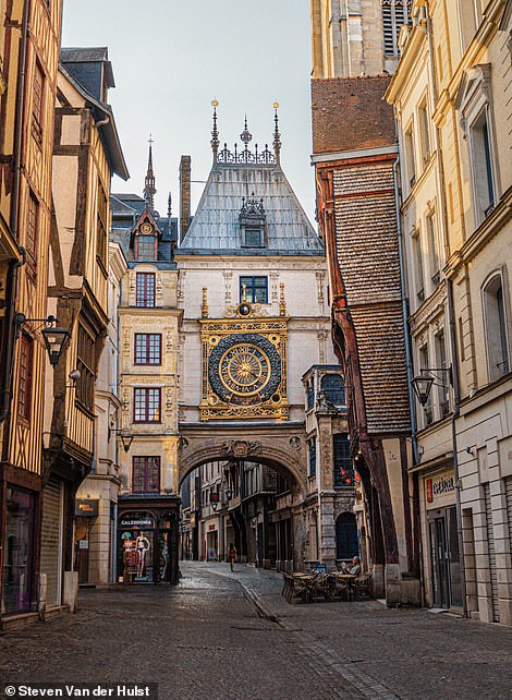 In the image above you can see one of the photographer's favourite places in Normandy: Rouen. He comments: 