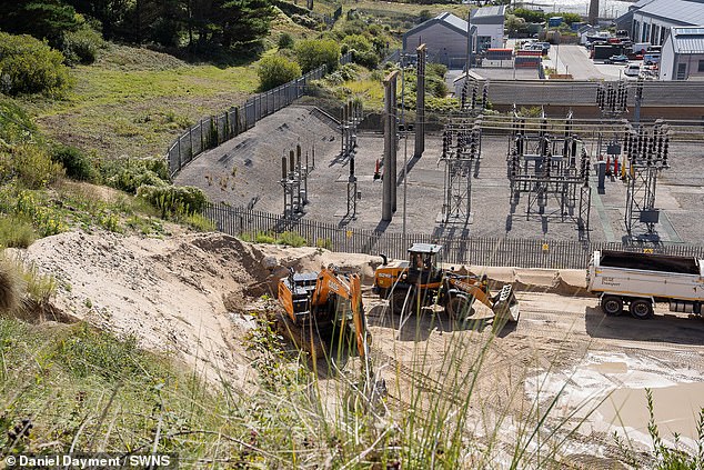 Authorities say the sand is sold to local companies, but is only dredged as part of a legal requirement to maintain 