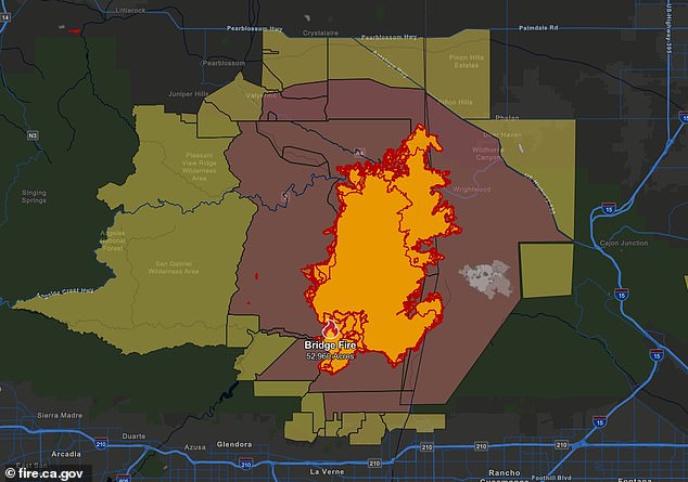 Evacuation warnings have been ordered throughout Los Angeles County and San Bernadino County with multiple care shelters and animal shelters available.