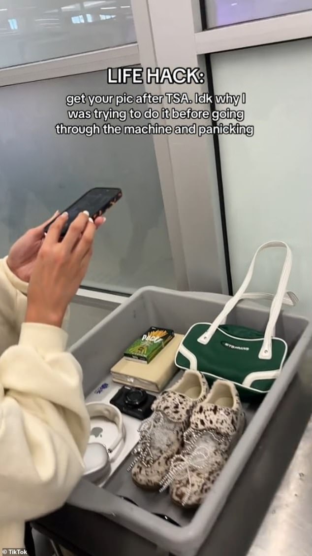 Commentators suggested that travelers who want to participate in the trend wait until after going through TSA security to set up and take photos of the trays.