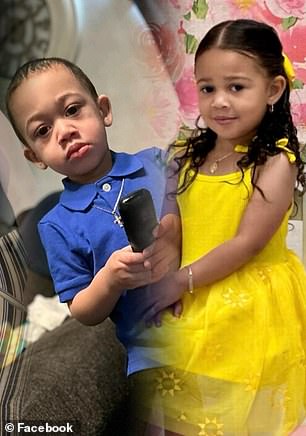 Pictured: Evangeline Ubaldo-Moreno, 4, and Sebastian Ubaldo-Moreno, 2, were among Pimentel-Soriano's alleged victims.