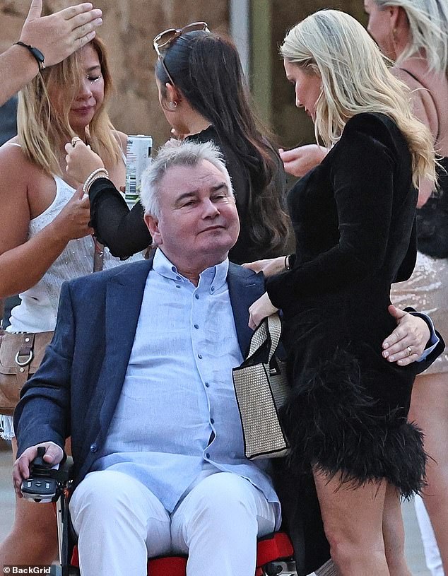 The news comes as GB News presenter Eamonn Holmes was spotted shamelessly grabbing his new lover Katie Alexander's bum in Ibiza yesterday.