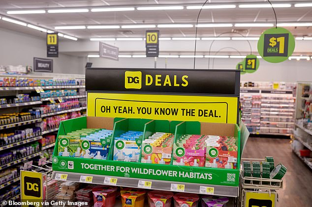 Pictured: Dollar General store deals, which have been criticized by a TikTok user named Ashtyn