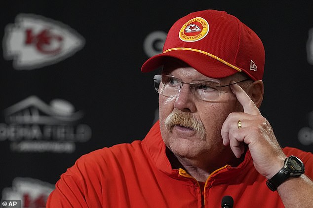 Andy Reid had revealed earlier in the week that Brown would miss 