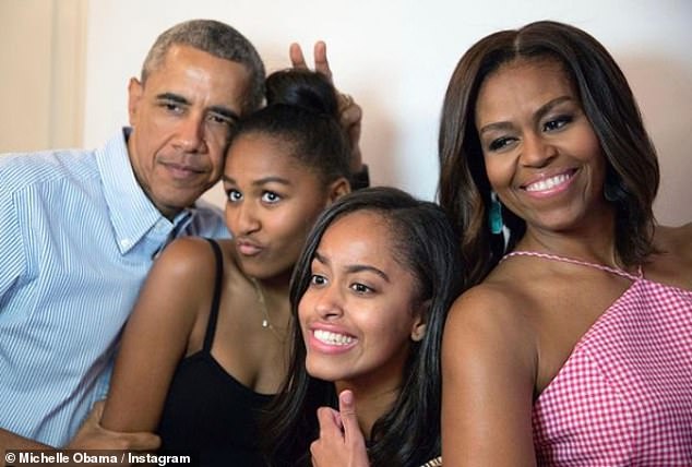 Barack Obama said his daughters have no interest in entering politics because Michelle instilled in them that it would be “crazy” if they chose that career.