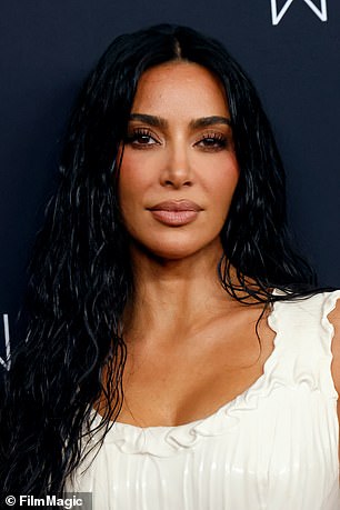 Kim Kardashian at the Kering for Women 2024 dinner on September 9 in New York