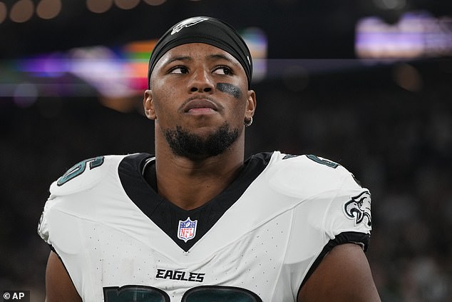 Kelce revealed that he would like to be able to block the Eagles' new frontman, Saquon Barkley