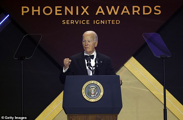 President Joe Biden spoke first during the Congressional Black Caucus Foundation gala on Saturday night, criticizing GOP vice presidential nominee JD Vance for insisting that Haitian immigrants were eating pets.