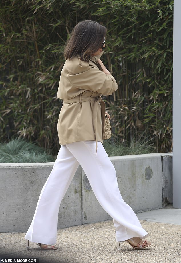 Lisa curled her short brown locks and wore dark sunglasses during the outing.