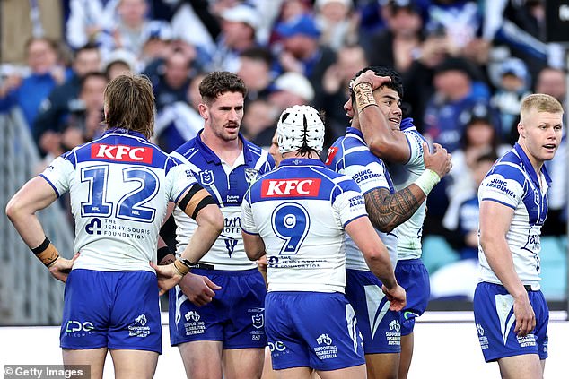 The Bulldogs were without their star winger for the big clash at Accor Stadium