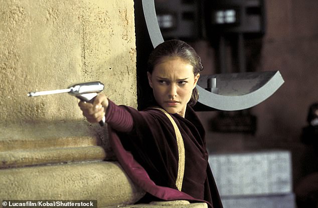 After playing the title role of the tragic Holocaust victim in an acclaimed Broadway production of The Diary of Anne Frank as a teenager, she was cast as Padmé Amidala in Star Wars (pictured, 1999).