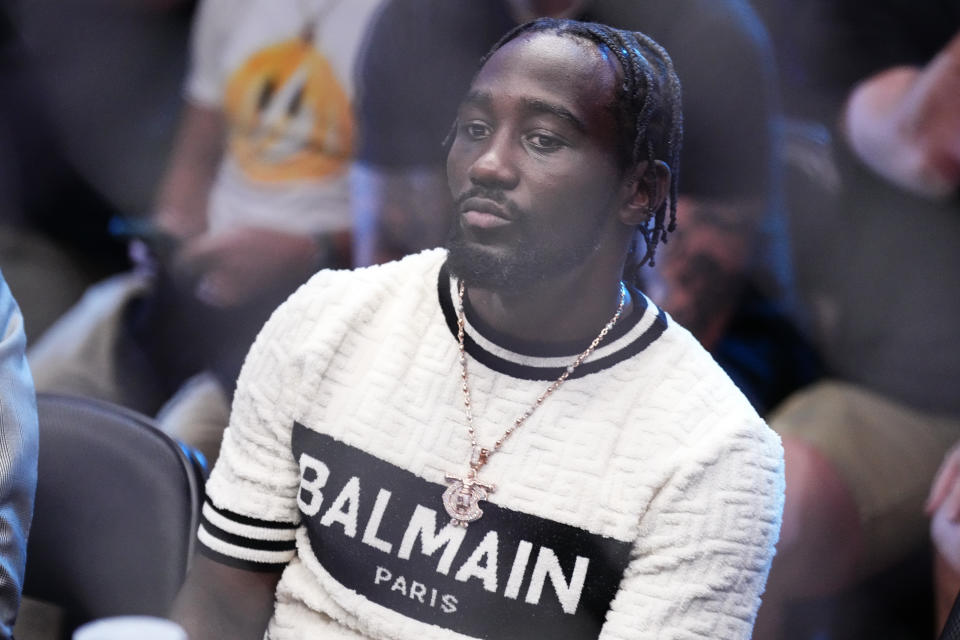 LAS VEGAS, NEVADA - SEPTEMBER 14: Terence Crawford attends UFC 306 at Riyadh Season Night UFC event at Sphere on September 14, 2024 in Las Vegas, Nevada. (Photo by Jeff Bottari/Zuffa LLC)