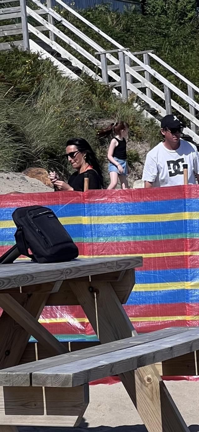 In August, the couple were spotted on Abersoch beach in North Wales as they celebrated Annie's 31st birthday. Kyle brought a huge barbecue to the sand on a quad bike and set up a dining area with windbreaks.