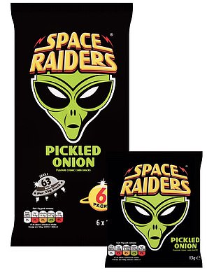 The lowest calorie retro crisps are the Space Raiders pickled onion flavour, with a 13g bag containing 63 calories, roughly the same amount of calories as an apple.