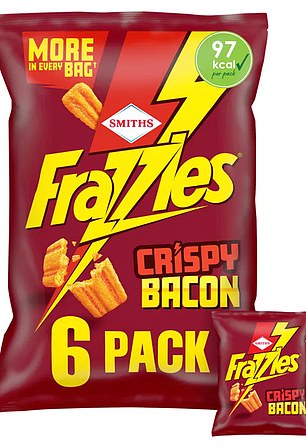 A 20g bag of Frazzles contains 97 calories.