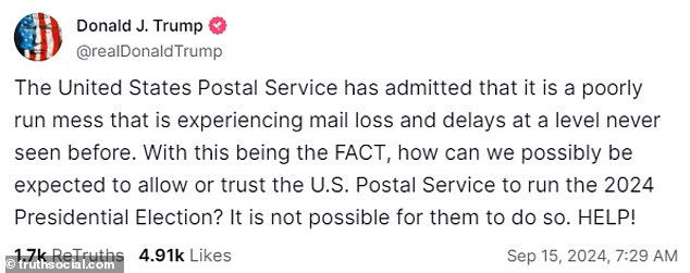 1726408991 528 Donald Trump makes bizarre claim about US Postal Services control