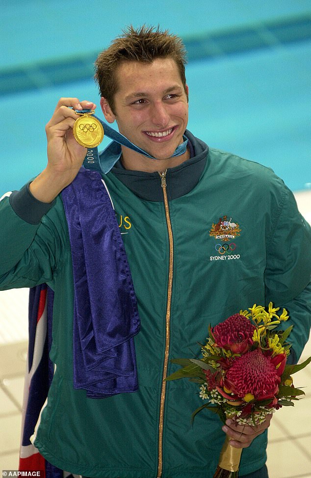 Ian Thorpe was 17 when he won five gold medals at the 2000 Sydney Olympics (pictured)