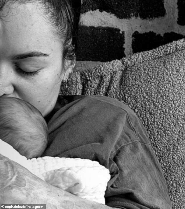 1726422063 754 Sophie Delezio shares sweet photos of her newborn son and