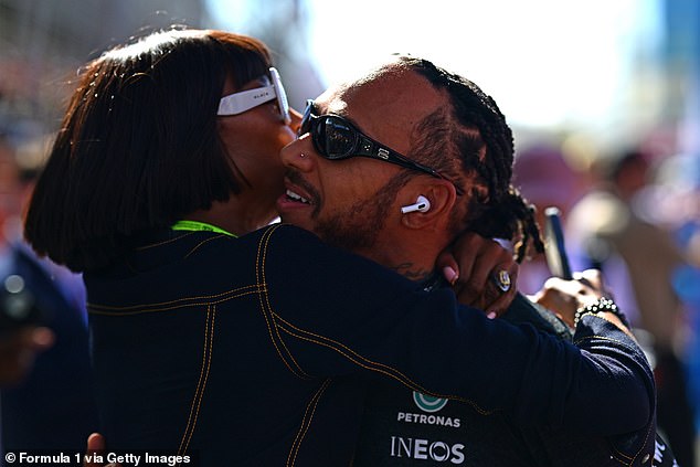 Naomi has often supported Formula One racing as she is good friends with superstar driver Lewis Hamilton.