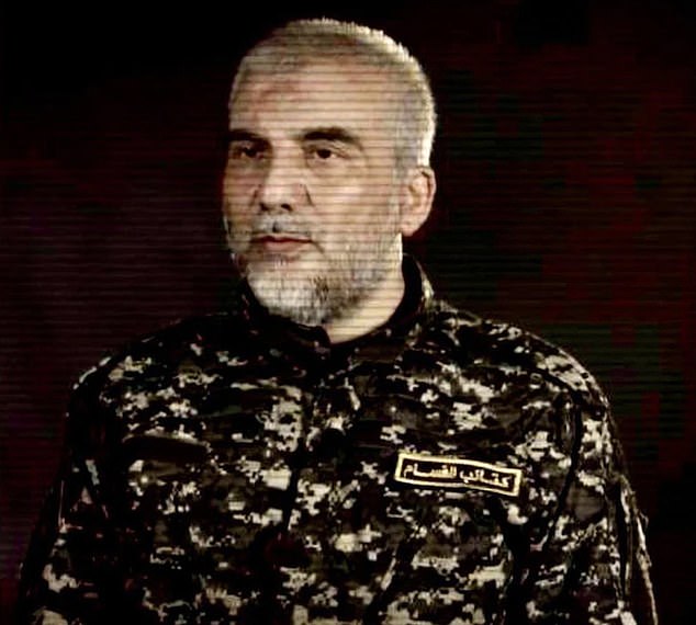 The three hostages were killed in an IDF strike that aimed to eliminate senior Hamas commander Ahmed Ghandour (pictured).