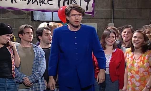 In his impersonation of Reno, Ferrell dressed in drag for a regular segment titled Janet Reno's Dance Party.