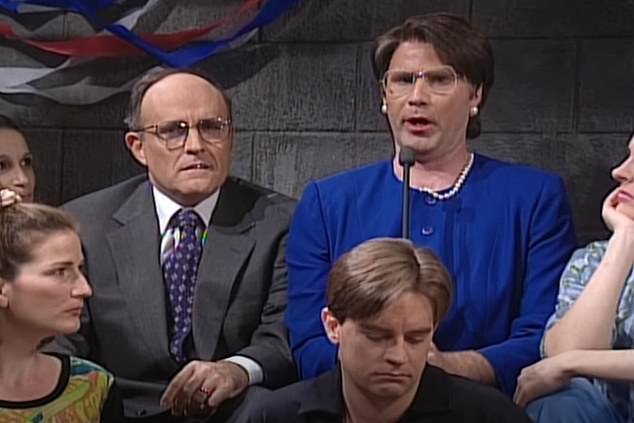 Ferrell appeared alongside former New York City Mayor Rudy Giuliani in a sketch