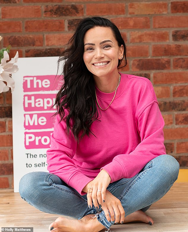 Holly, 39, runs the award-winning The Happy Me project, which helps women build their confidence.