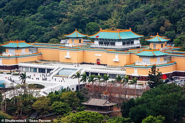 Above, the National Palace Museum in Taipei, which houses the world's largest collection of 5,000 years of Chinese art and artifacts.