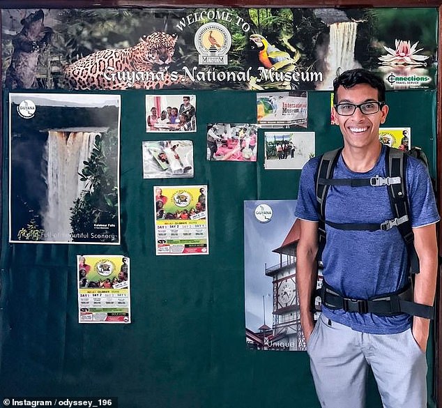 Nelson's goal was to be the youngest and fastest person to travel to every country, but Lexie Alford holds that Guinness World Record.