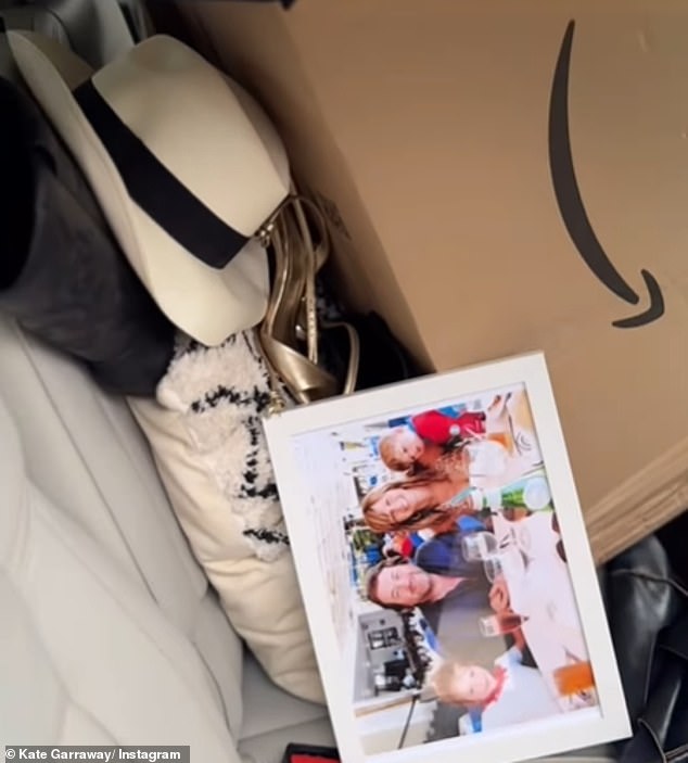 Darcey made sure a piece of her late father Derek Draper went with her by packing a family photo and one of his favorite Panama hats, seven months after he died from complications of COVID-19.