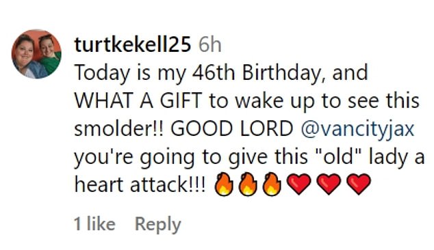 There was also one social media user who shared: 'Today is my 46th birthday, and WHAT A GIFT to wake up and see this burn!'