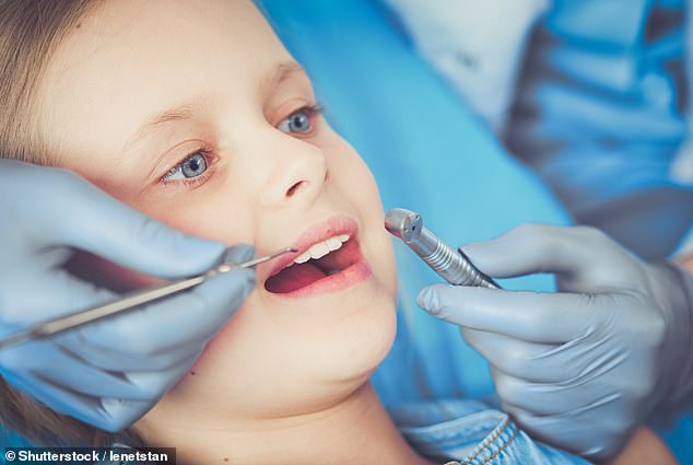 Researchers calculated the number of children who had not visited a dentist in the year to March 2024 using official population data and NHS statistics. (File image)