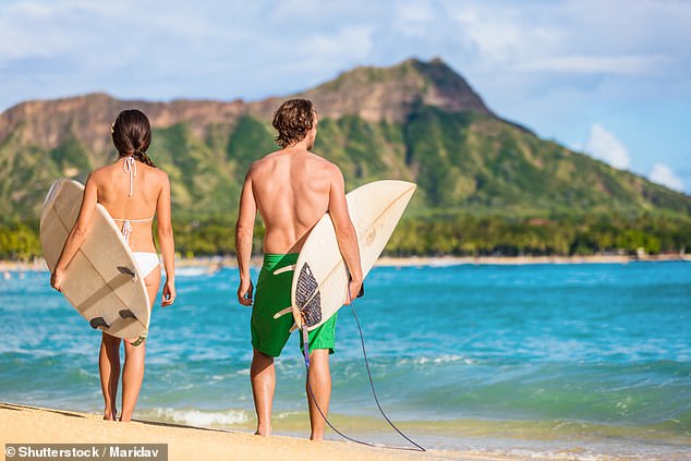 Those who took out a personal loan to finance expenses such as a kitchen renovation or a vacation were most at risk, consumer credit monitoring firm Experian revealed in a new report (pictured is Honolulu, Hawaii).