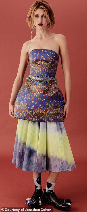 In this season's floral prints, Cohen sought to encapsulate this color journey.