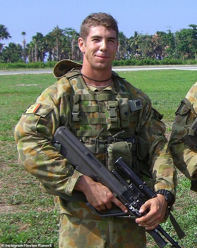 In October 2023, former special forces commando Heston Russell (pictured) won his libel case against the ABC after a Federal Court judge ruled he could not prove the articles he published were reported in the public interest.