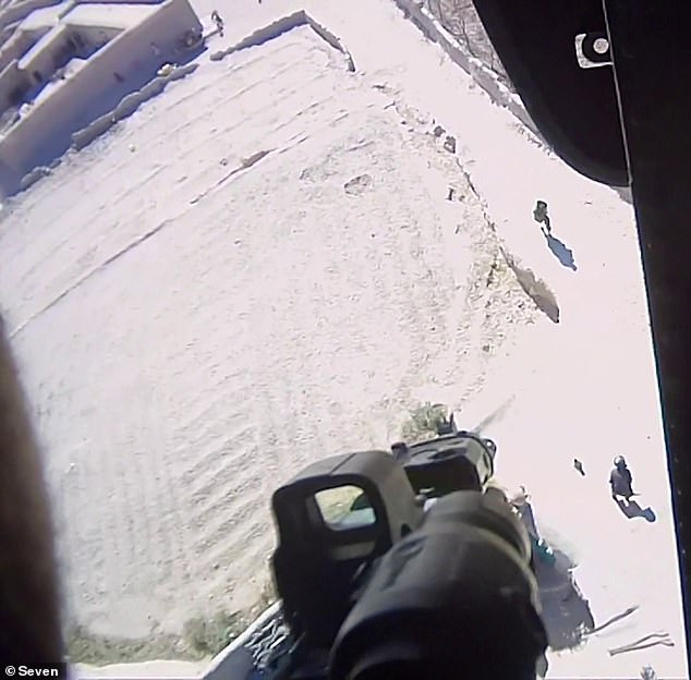 The original helmet camera video of the 2012 incident in Afghanistan shows a single warning shot about to be fired from a military helicopter, but in ABC's version, five additional shots are heard.