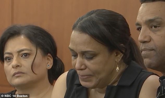 Delgado-Garcia's heartbroken family members were present during Monday's press conference