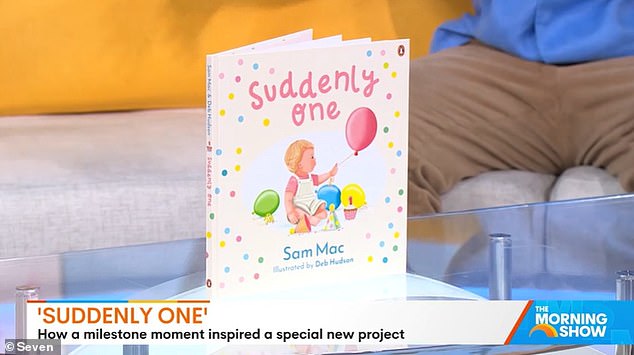 The TV presenter wrote the touching picture book titled 'Suddenly One' as a dedication to his firstborn daughter Margot, aged two.