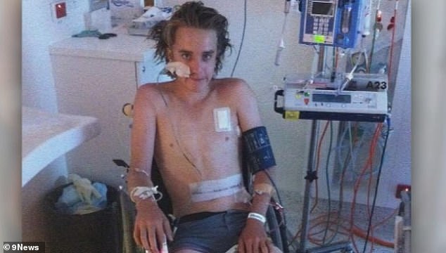 Ryan was 15 and riding his bike in Blairgowrie on Victoria's Mornington Peninsula when he was hit by the Andrews' SUV on January 7, 2013.