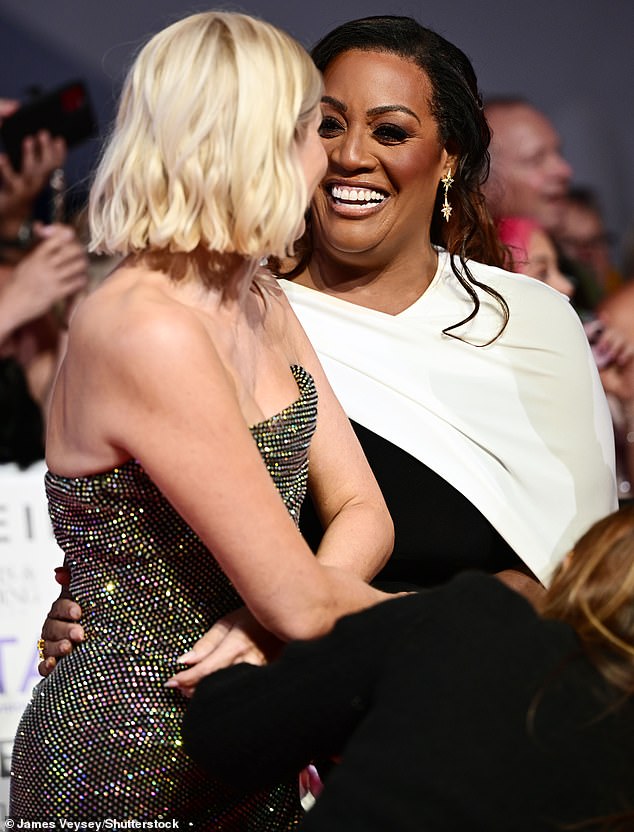 Holly, who co-hosted This Morning for 14 years, beamed alongside Alison as the pair enjoyed a happy reunion at the 29th NTAs at the O2.