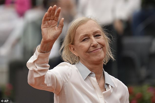 Martina Navratilova announced on Twitter that she was cancer-free after tests in New York last year.