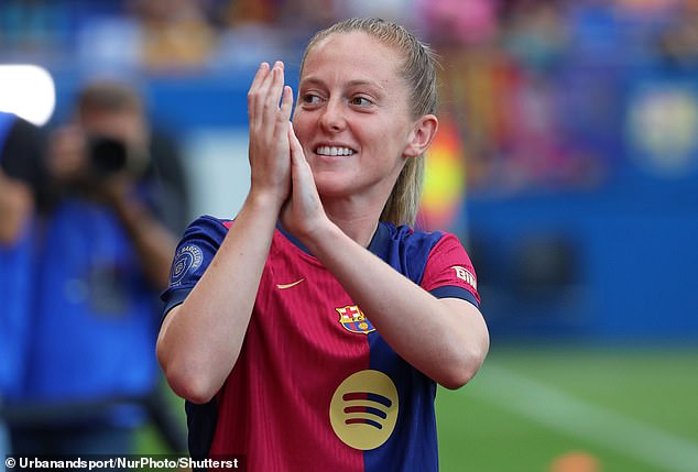 Keira Walsh is the only Lioness to make it into the top 10 after signing for Barcelona