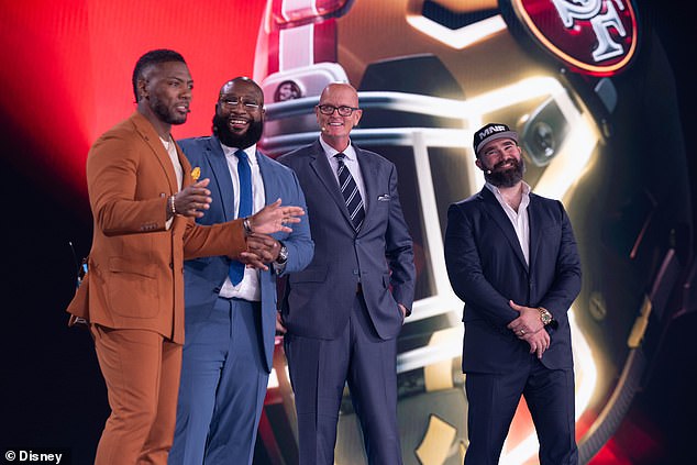 Ryan Clark, Marcus Spears, Scott Van Pelt and Jason Kelce make up MNF's studio coverage