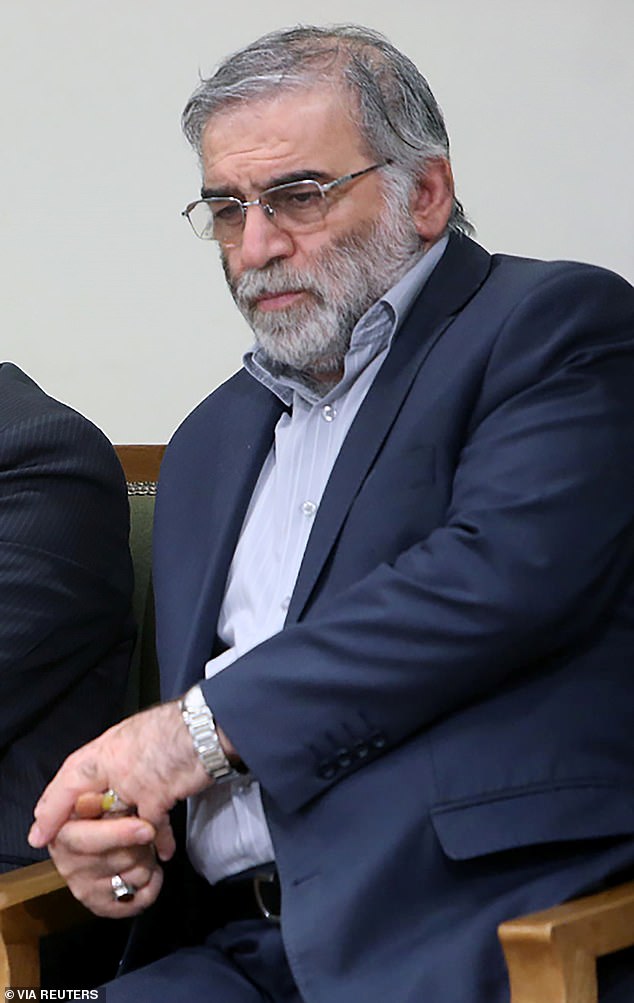 Mossad assassinated Mohsen Fakhrizadeh (pictured), head of Iran's nuclear program in 2020