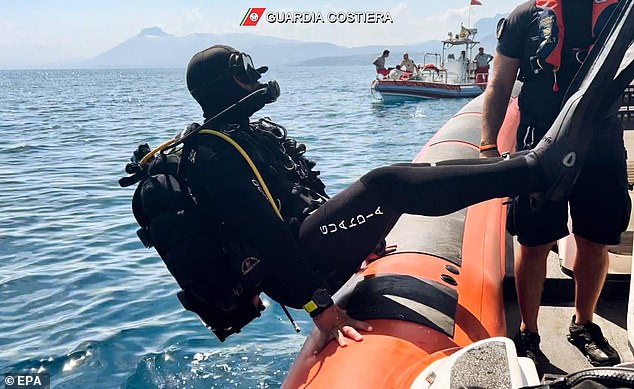 Italian divers are reportedly racing to recover Mike Lynch's hidden hard drives from the wreckage of the superyacht.